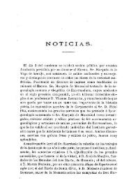 Noticias. Boletín de la Real Academia de la Historia, tomo 36 (junio 1900). Cuaderno VI / C.F.D. | Biblioteca Virtual Miguel de Cervantes