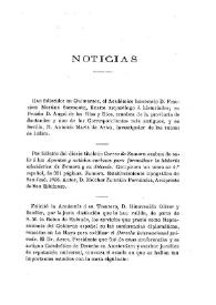 Noticias. Boletín de la Real Academia de la Historia, tomo 35 (octubre 1899). Cuaderno IV / F.F., C.F.D. | Biblioteca Virtual Miguel de Cervantes