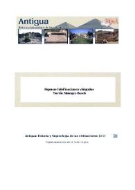 Algunas falsificaciones visigodas / Martín Almagro Basch | Biblioteca Virtual Miguel de Cervantes