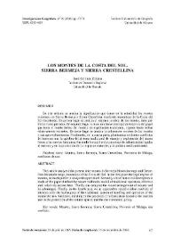 Los montes de la Costa del Sol. Sierra Bermeja y Sierra Crestellina / José Gómez Zotano | Biblioteca Virtual Miguel de Cervantes