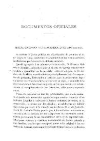 Documentos oficiales. Boletín de la Real Academia de la Historia. Tomo 43. Octubre 1903. Cuaderno IV | Biblioteca Virtual Miguel de Cervantes