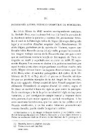 Patrologia latina. Renallo gramático de Barcelona / Fidel Fita | Biblioteca Virtual Miguel de Cervantes