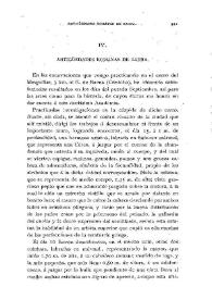 Antigüedades romanas de Baena / Francisco Perales Valverde | Biblioteca Virtual Miguel de Cervantes