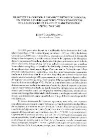 De Gattel y B. Cormon a Capmany y Núñez de Taboada: en torno a ciertos aspectos y procedimientos de la lexicografía bilingüe francés-español entre 1790 y 1812 / Juan F. García Bascuñana | Biblioteca Virtual Miguel de Cervantes