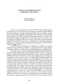Traductores españoles de "Le Méchant" de Gresset / Patrizia Garelli | Biblioteca Virtual Miguel de Cervantes