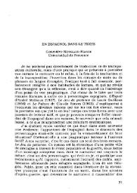 En espagnol dans le texte / Geneviève Mouillaud-Fraisse | Biblioteca Virtual Miguel de Cervantes