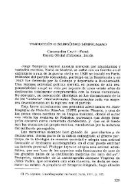 Traducción o bilingüismo sempruniano / Concepción Canut i Farré | Biblioteca Virtual Miguel de Cervantes
