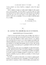 El Castillo del Marqués de Mos en Sotomayor : Apuntes históricos por la Marquesa de Ayerbe / El Marqués de Laurencín | Biblioteca Virtual Miguel de Cervantes