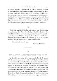 Exploraciones arqueológicas en el Cerro del Bú / Juan Catalina García | Biblioteca Virtual Miguel de Cervantes