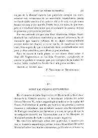 Sobre las citanias extremeñas / M. Roso de Luna | Biblioteca Virtual Miguel de Cervantes