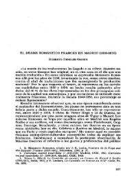 El drama romántico francés en Madrid (1830-1850) / Roberto Dengler Gassi | Biblioteca Virtual Miguel de Cervantes