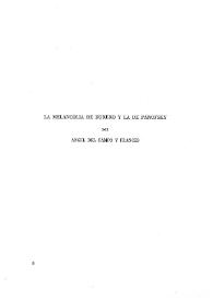 La Melancolía de Durero y la de Panofsky / Ángel del Campo y Francés | Biblioteca Virtual Miguel de Cervantes