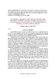 Los tetrásticos o epigramas de cuatro versos del eruditísimo varón San Gregorio Nacianceno, llamado por excelencia el teólogo, traducidos del griego en octava rima castellana por Don Pedro Mudarra de
Avellaneda, poeta desconocido del siglo XVI / Manuel Cañete | Biblioteca Virtual Miguel de Cervantes