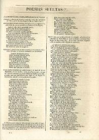 Poesías sueltas / Miguel de Cervantes Saavedra | Biblioteca Virtual Miguel de Cervantes