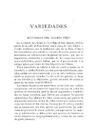 Recuerdos del Madrid viejo / Francisco Viñals | Biblioteca Virtual Miguel de Cervantes