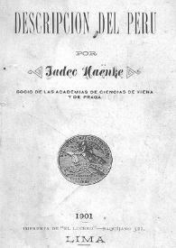Descripción del Perú / por Tadeo Haënke ... | Biblioteca Virtual Miguel de Cervantes
