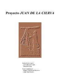 Proyecto Juan de la Cierva / José Antonio Postigo, Primitivo Pérez Martínez | Biblioteca Virtual Miguel de Cervantes