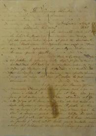 [Carta de José Antonio Páez al Sr. J. Cipriano Heredia, Valencia, 27 de agosto de 1861] / José Antonio Páez | Biblioteca Virtual Miguel de Cervantes