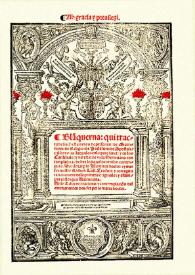 Bla[n]querna : qui tracta de sinch estaments de persones, de matrimoni, de religio, de prelatura, de apostolical senyoria ... y del estat de vida hermitana cotemplatiua  ... / hordenat p[er] ... Ramon Lull; traduit y corregit ara nouament dels primers originals y estampat en llengua valenciana [ per Joan Bonlabij ]ab lo Libre de oracions y contemplacio[n]s del enteniment en deu fet per lo  matex Doctor; presentació a cura de Germà Colón Domènech | Biblioteca Virtual Miguel de Cervantes