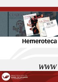 Hemeroteca | Biblioteca Virtual Miguel de Cervantes