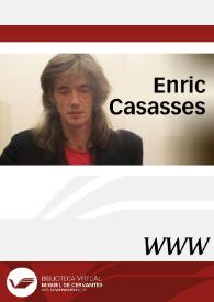 Enric Casasses | Biblioteca Virtual Miguel de Cervantes
