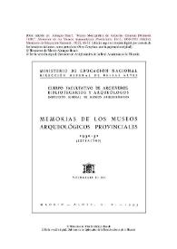 Museo Monográfico de Ampurias (Gerona) [Memoria 1950] / Martín Almagro Basch | Biblioteca Virtual Miguel de Cervantes