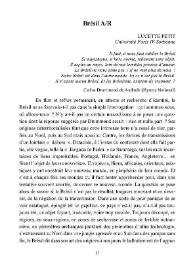 Brésil A/R / Lucette Petit | Biblioteca Virtual Miguel de Cervantes