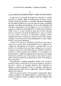 La Universidad de Mercaderes y Consulado de Burgos / Bienvenido Oliver | Biblioteca Virtual Miguel de Cervantes