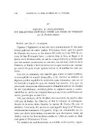 "España e Inglaterra. Sus relaciones políticas desde las paces de Utrecht" por D. Jerónimo Becker | Biblioteca Virtual Miguel de Cervantes