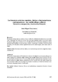 La literatura artúrica española, ibérica e iberoamericana contemporánea: neomedievalismo cultural, literatura comparada y traducción literaria / Juan Miguel Zarandona | Biblioteca Virtual Miguel de Cervantes