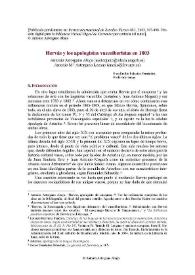 Hervás y los apologistas vascoiberistas en 1803 / Antonio Astorgano Abajo y Antonio María Astorgano Lozano | Biblioteca Virtual Miguel de Cervantes