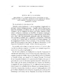 Noticia de la California : obra anónima del P. Andrés Marcos Burriel, emprendida en 1750, impresa en 1757 y traducida después de varias lenguas de Europa. Datos inéditos e ilustrativos de su composición, aprobación y edición / Fidel Fita | Biblioteca Virtual Miguel de Cervantes