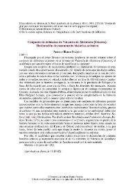 Conjunto de dólmenes de Valencia de Alcántara (Cáceres). Declaración de monumento histórico-artístico / Antonio Blanco Freijeiro | Biblioteca Virtual Miguel de Cervantes