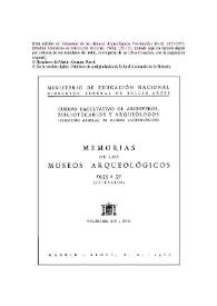 Museo Arqueológico de Barcelona. Memoria 1955 / Martín Almagro Basch | Biblioteca Virtual Miguel de Cervantes