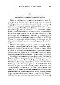La alcoba natalicia de Santa Teresa / Manuel de Foronda y Aguilera | Biblioteca Virtual Miguel de Cervantes