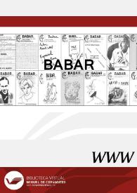 Babar : revista de literatura infantil y juvenil / director Ramón F. Llorens García | Biblioteca Virtual Miguel de Cervantes
