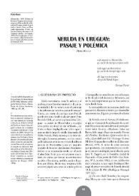 Neruda en Uruguay: pasaje y polémica / Pablo Rocca | Biblioteca Virtual Miguel de Cervantes
