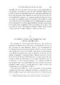 El castro romano de Cáceres el viejo. Nuevas inscripciones / Fidel Fita | Biblioteca Virtual Miguel de Cervantes