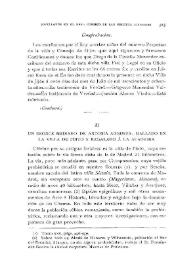 Un bronce mediano de Antonia Augusta, hallado en la villa de Pinto y regalado a la Academia / Fidel Fita | Biblioteca Virtual Miguel de Cervantes