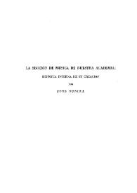 La sección de música de nuestra Academia / José Subirá | Biblioteca Virtual Miguel de Cervantes