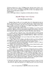 Alejandro Magno, "homo religiosus" / José María Blázquez Martínez | Biblioteca Virtual Miguel de Cervantes