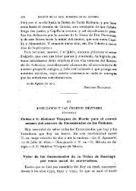 Jovellanos y las Órdenes Militares [6] / José Gómez Centurión | Biblioteca Virtual Miguel de Cervantes
