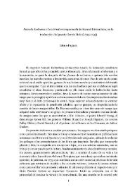"Pamela Andrews o La virtud recompensada" de Samuel Richardson, en la traducción de Ignacio García Malo (1794-1795) / por Eterio Pajares | Biblioteca Virtual Miguel de Cervantes