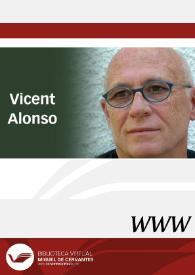 Vicent Alonso | Biblioteca Virtual Miguel de Cervantes