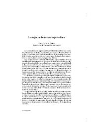 La mujer en la metáfora quevediana / Elena González Quintas | Biblioteca Virtual Miguel de Cervantes