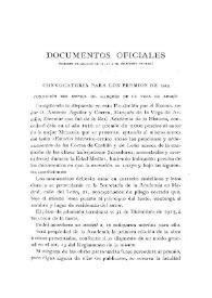 Convocatoria para los premios de 1913 / Eduardo de Hinojosa | Biblioteca Virtual Miguel de Cervantes
