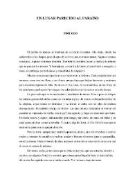 Un lugar parecido al paraíso [prólogo] / Antonio Rodríguez Almodóvar | Biblioteca Virtual Miguel de Cervantes