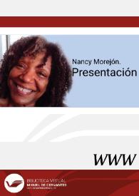 Nancy Morejón. Presentación / Carmen Alemay Bay | Biblioteca Virtual Miguel de Cervantes