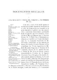 Acta de la Junta pública del domingo 21 de febrero de 1915 / Juan Pérez de Guzmán y Gallo | Biblioteca Virtual Miguel de Cervantes