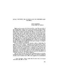 Ética y estética en Su único hijo de Leopoldo Alas ("Clarín") / Yvan Lissorgues | Biblioteca Virtual Miguel de Cervantes